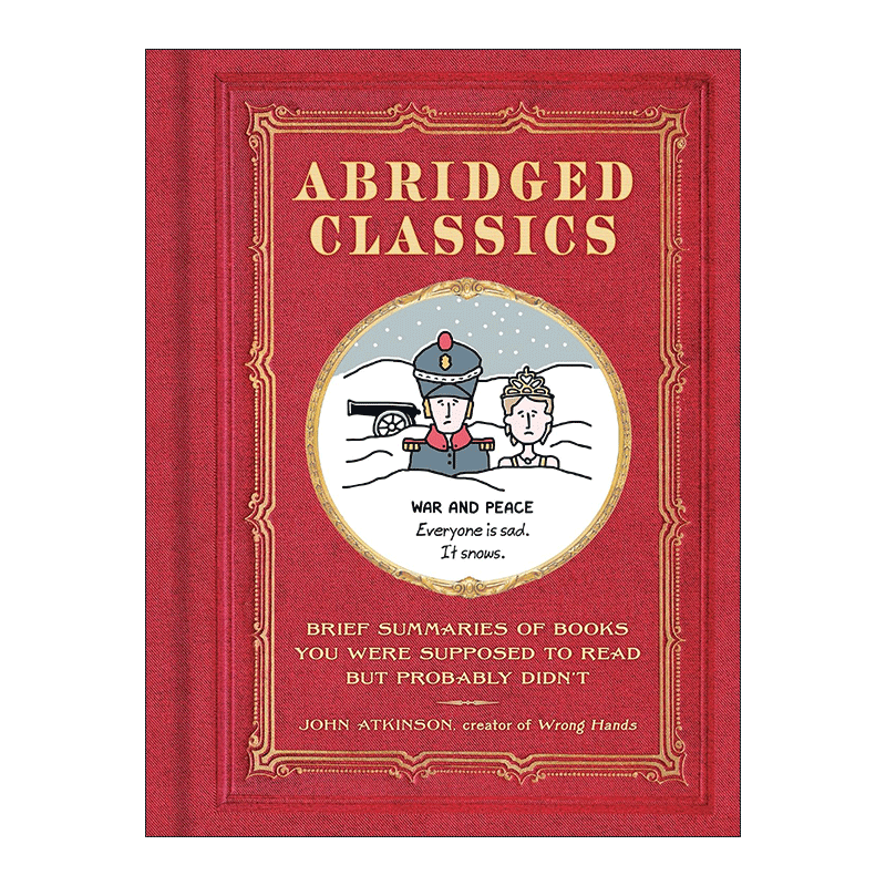 英文原版 Abridged Classics如何假装读过一百本名著伪文青实用指南精装英文版进口英语原版书籍-图0