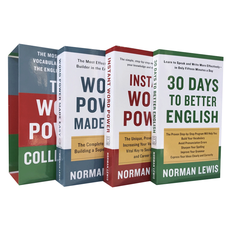英文原版 Norman Lewis Expt-Prop 3C Box 诺曼刘易斯 单词的力量3本套装 单词的力量 即时词汇力量 30天提高英语 英文版进口书籍