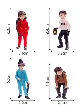 微景观创意探险攀登者男孩公仔 diy装饰品配件迷你励志迷你小摆件