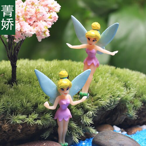 菁娇 3款仙女 苔藓微景观创意摆件  DIY素材造景配饰 - 图0