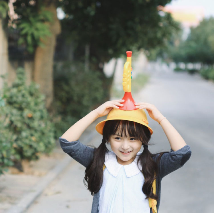 包邮定制幼儿园小学生儿童帽子樱桃小丸子圆顶摄影小黄帽盆帽