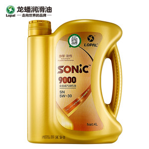 龙蟠四季通用全合成汽车机油5W-30 SN级汽油发动机润滑油正品4L