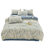 Брендовый комплект, хлопковый пододеяльник для матери и ребенка, простыня, французский стиль, легкий роскошный стиль, из хлопка и льна, 4 предмета