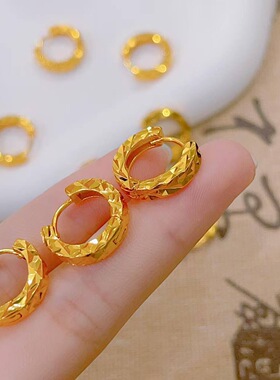 金色饰品 耳钉满天星耳钉女款简约个性高级感
