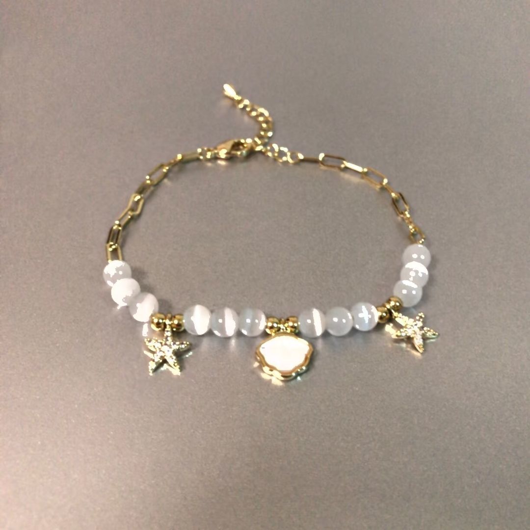 Vintage 古着 | Golden - Ear Soft Bracelet 金穗柔环不掉色手链 - 图1