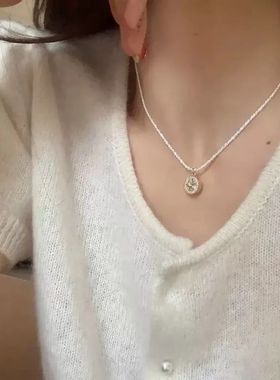 双层热销指南针项链轻奢旅行高级链条嘻哈跨境八芒星吊坠配饰饰品