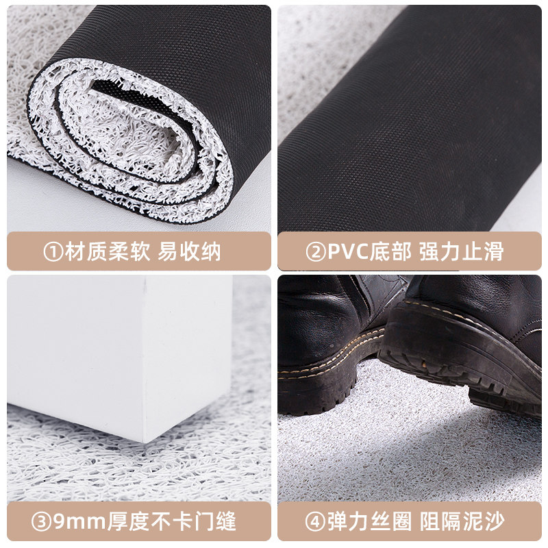 爱心粉色入户门垫丝圈pvc地垫进门防滑脚垫门口垫子家用入门地毯,淘宝优惠券,粉丝福利购,淘宝优惠卷