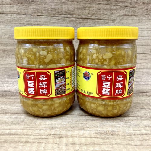 潮汕特产正宗揭阳普宁豆酱砂锅粥黄豆酱豆瓣酱800g普宁豆酱 - 图3