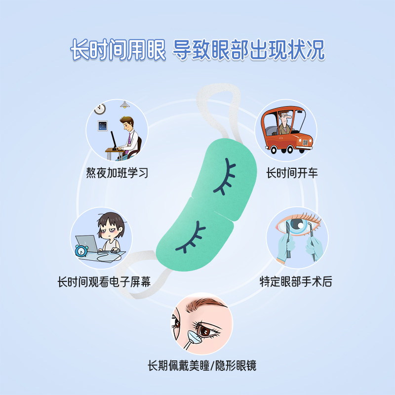 眼部热敷治疗贴干眼症医用蒸汽眼罩 康复之家医疗器械冷热敷器具（器械）