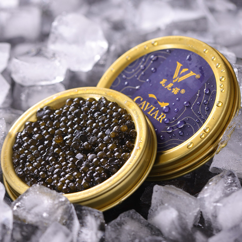 西伯利亚鲟鱼籽酱 黑鱼子酱罐头 新鲜即食鲟鳇纯鱼籽寿司料理,淘宝优惠券,粉丝福利购,淘宝优惠卷