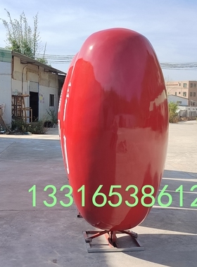 玻璃钢红枣雕塑定制仿真大水果青枣枸杞模型基地标识招牌卡通人物