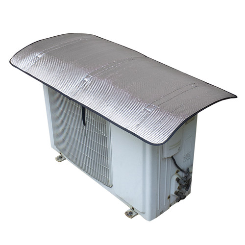 空调外机保护罩强磁免安装防晒隔热挡雨防滴水盖顶防尘耐腐1-10匹-图3