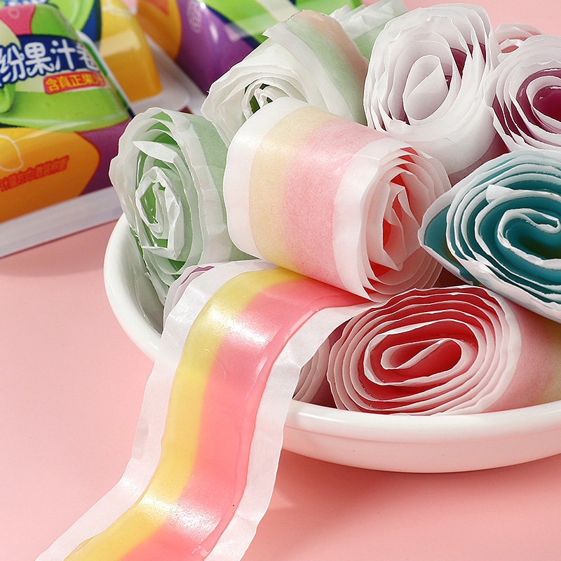 儿童糖果水果零食万圣节网红爆款卷皮糖卷糖缤纷果汁卷软糖果c卷,淘宝优惠券,粉丝福利购,淘宝优惠卷