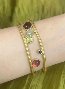 金色 复古 手链巴特罗之家手镯joidart西班牙高迪女手链小众设计