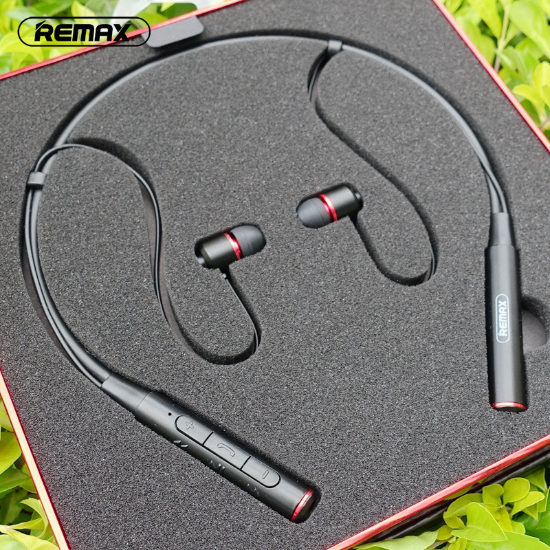 Remax睿量RB-S6頸掛式藍芽耳機悟空腦後掛脖項圈運動跑步聽歌健身無線頸戴雙耳5.0入耳式蘋果重低音耳塞耳麥