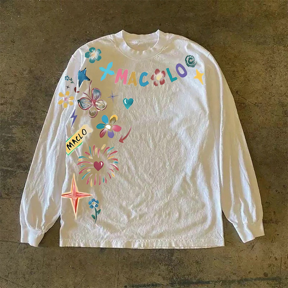 漫越美~品牌折扣日系古着重磅纯棉长袖t恤男女同款宽松百搭上衣服,淘宝优惠券,粉丝福利购,淘宝优惠卷