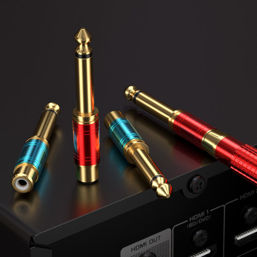 紫外线6.5转莲花rca母头吉他功放音响音箱调音台莲花音频av转接头 - 图2