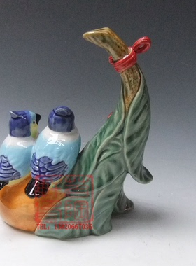 陶瓷石湾公仔摆件工艺品