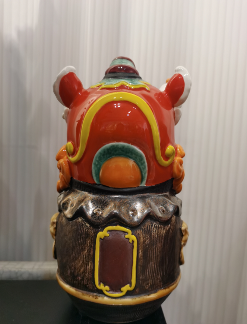 陶瓷工艺品 石湾公仔 狮子头摆件 捞乜都掂