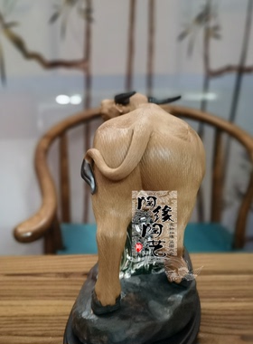 陶瓷石湾公仔生肖春风得意工艺品