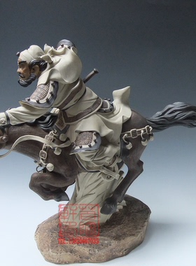 陶瓷石湾公仔工艺品张飞