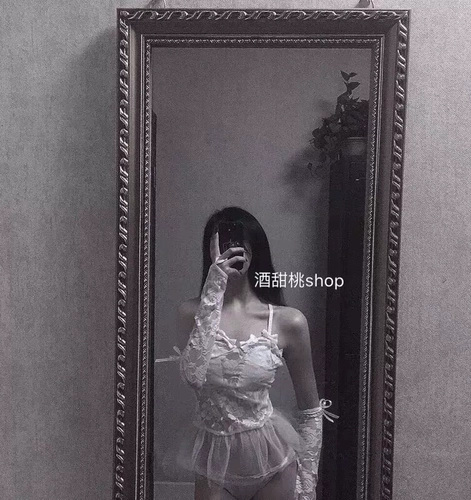 Сексуальное нижнее белье для невесты, пижама, униформа, комплект, с лямками