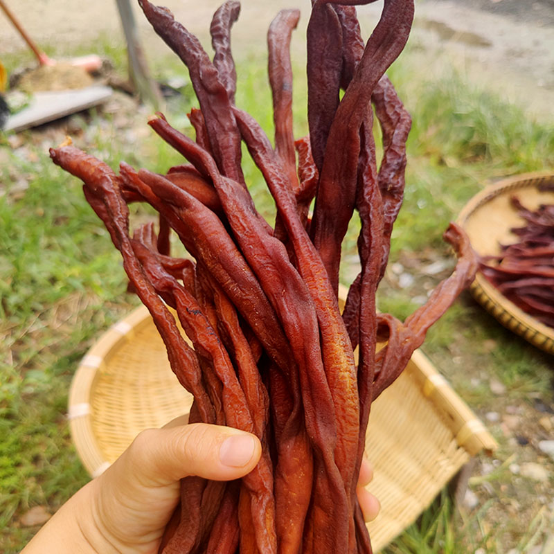 农家腊小肠柴火烟熏湖南邵阳散装手工自制腊味香肠腊肉类腊菜包邮 - 图3