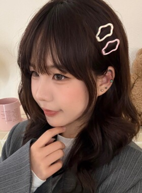粉色系可爱碎发bb夹儿童百搭刘海夹发卡少女侧边装饰夹马尾编发夹