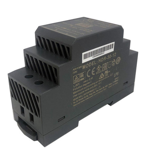台湾明纬HDR-30-12 24W12V导轨开关电源2A直流DC - 图0
