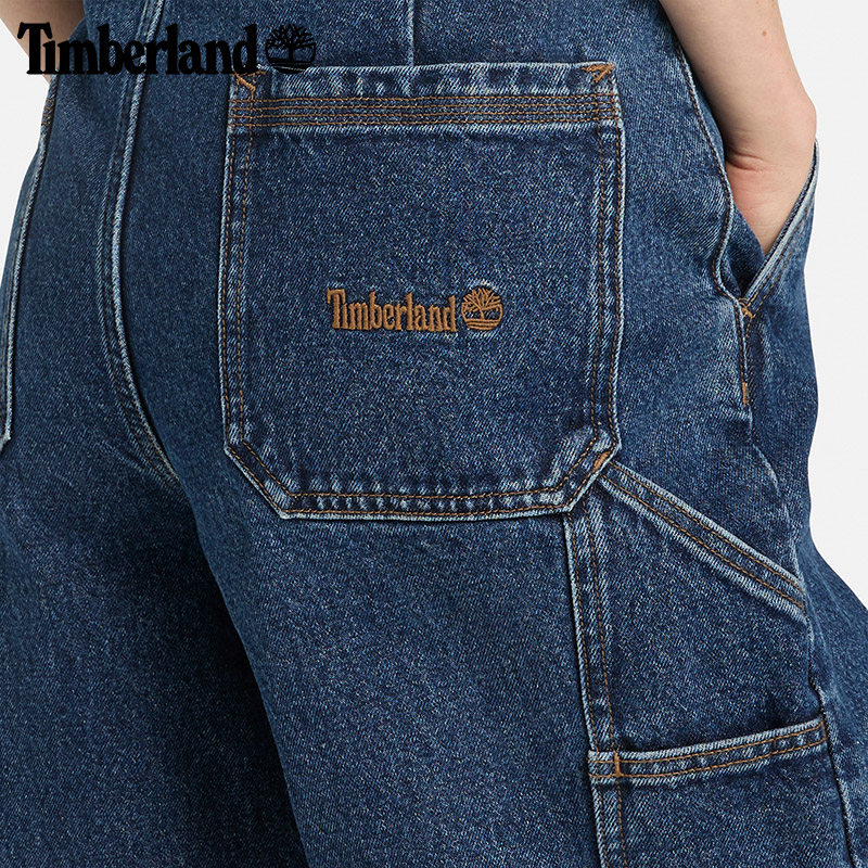 Timberland添柏岚官方男装牛仔工装短裤新款户外宽松大码|A6KQK,淘宝优惠券,粉丝福利购,淘宝优惠卷
