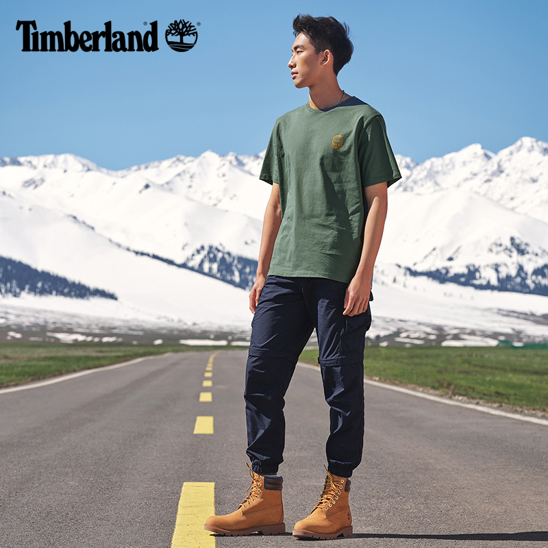 Timberland添柏岚官方踢不烂男鞋春季大黄靴防泼水偏大|A27TP-图1