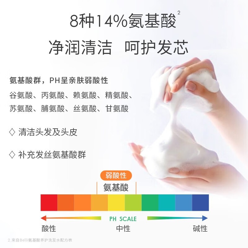Belli璧丽洗发水护发素套装柔顺蓬松洗头膏露可用无硅油洗护女士