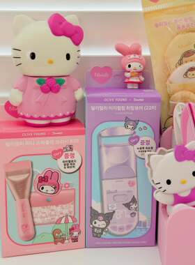 9月新▼韩国fillimilli限定三丽鸥hello kitty联名眼影刷睫毛夹