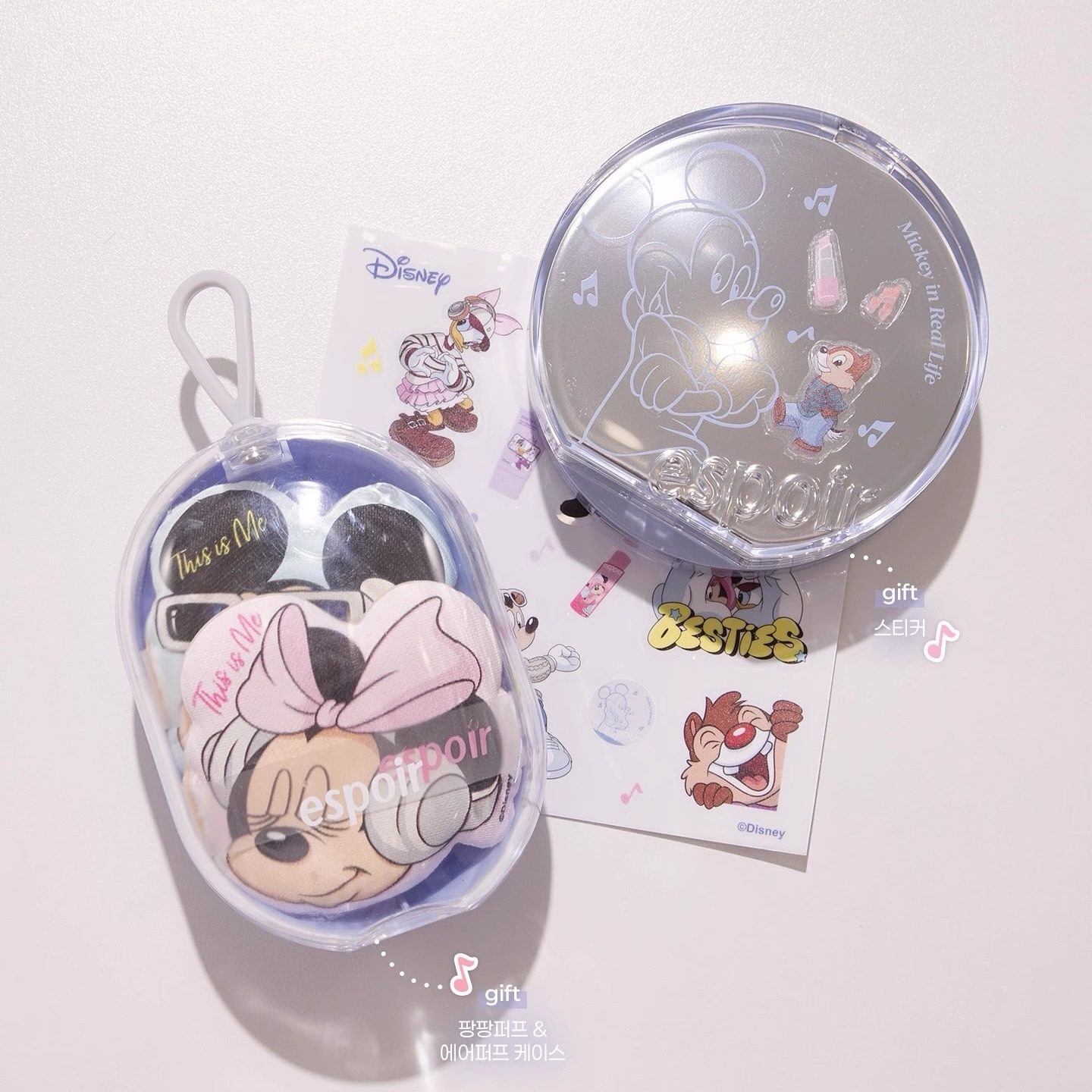 韩国espoir艾丝珀迪士尼联名气垫 雾面亚光持久款 腮红唇膏眼影,淘宝优惠券,粉丝福利购,淘宝优惠卷