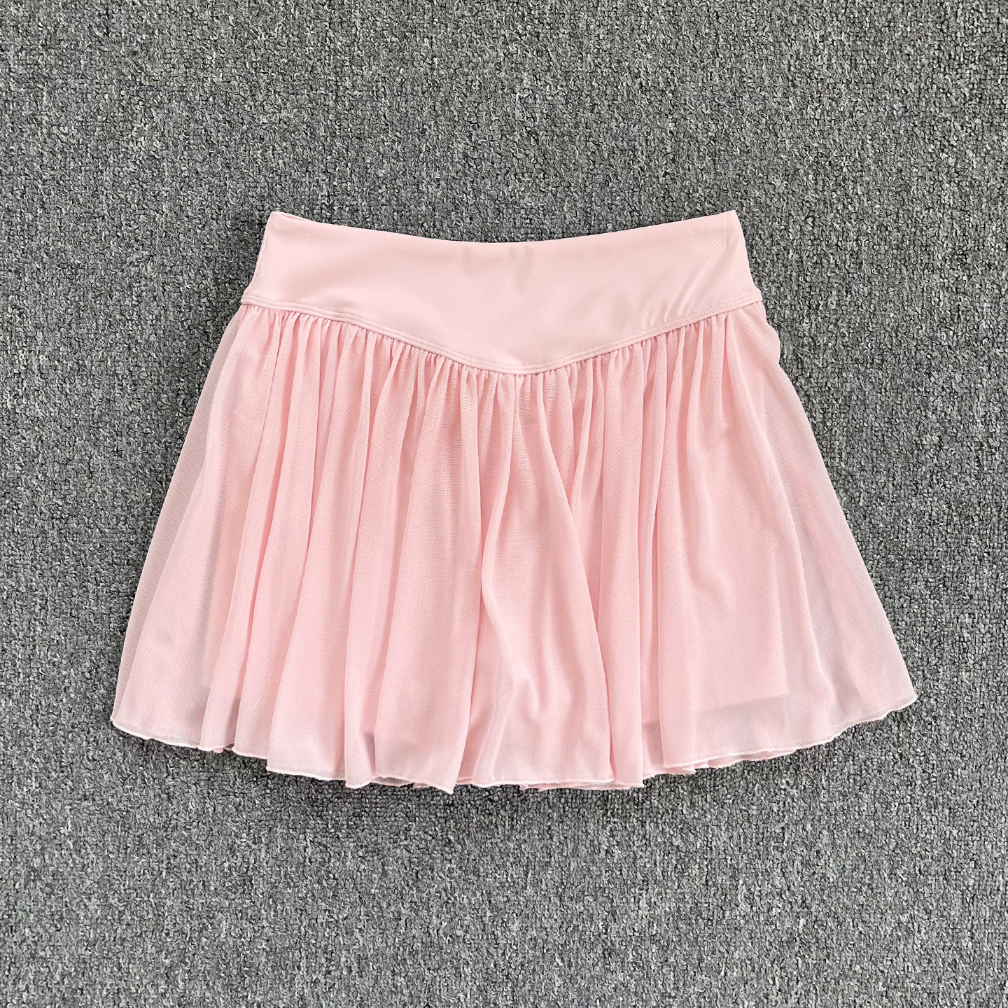 运动短裙女夏季高腰网纱蛋糕边网球裙假两件防走光瑜伽健身半身裙,淘宝优惠券,粉丝福利购,淘宝优惠卷