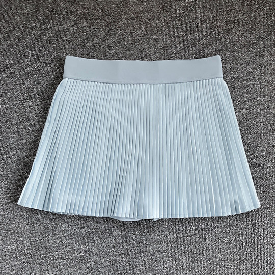 Lulu's same style Varsity pleated accordion skirt sports tennis skirt quick-drying anti-exposure fitness badminton skirt