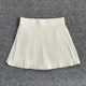 Lulu's same style Varsity pleated accordion skirt sports tennis skirt quick-drying anti-exposure fitness badminton skirt