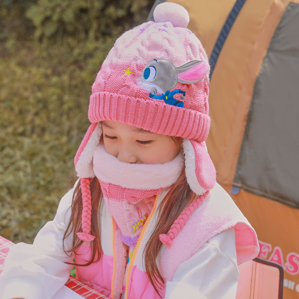 winghouse韩国儿童帽子女童护耳帽围脖围巾针织毛线保暖加绒帽子,淘宝优惠券,粉丝福利购,淘宝优惠卷