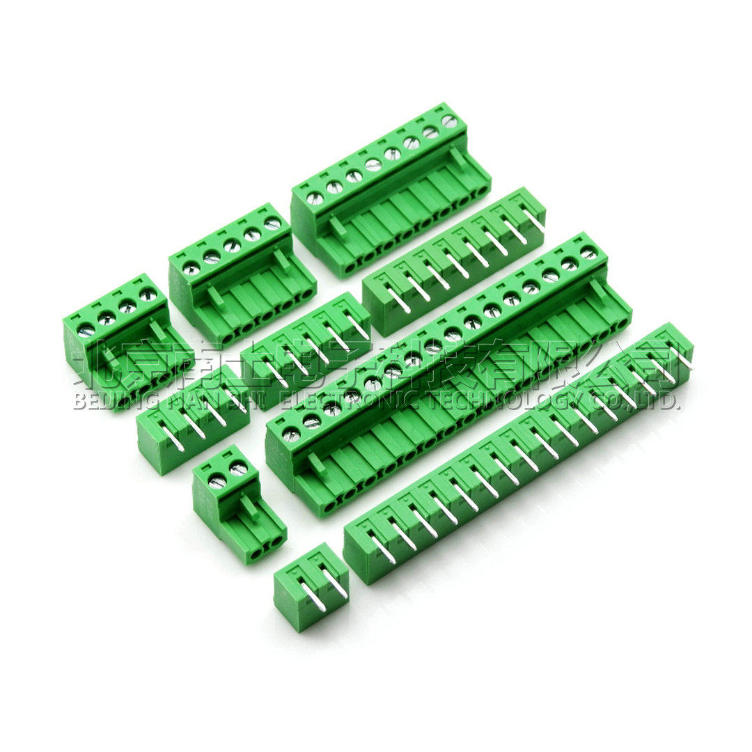 日精2ERJVC 5.08MM插拔式接线端子KF2EDG直针弯针2/3/4/5/6/7-16P_虎窝淘