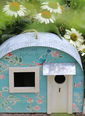 房屋家居摆件花园杂货花鸟清新