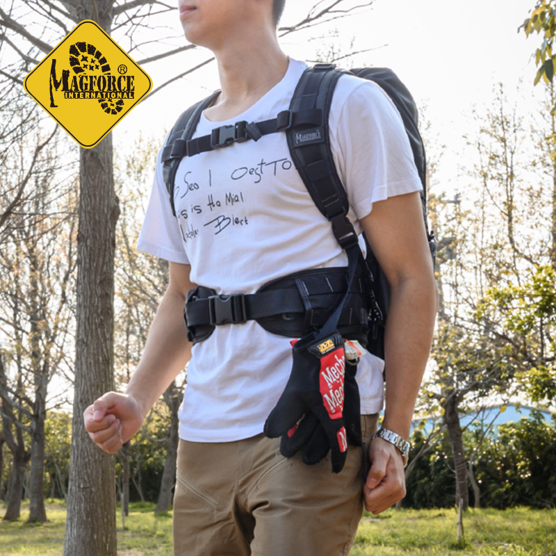 MAGFORCE麦格霍斯腰封7863A户外多功能腰包尼龙腰带跑步腰包马甲 - 图0