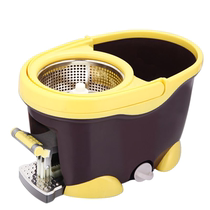 Rotating Mop Home Tug Diver Double Drive Mop Bucket Free Hand Washing Slop Bucket Single Barrel Single Barrel No Mop Head