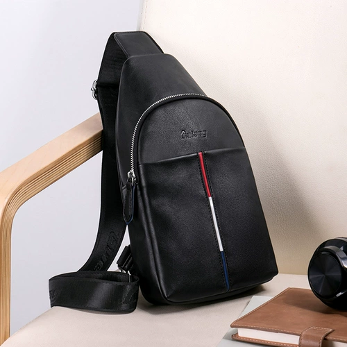 Мужская нагрудная сумка, трендовая сумка на одно плечо для отдыха, рюкзак