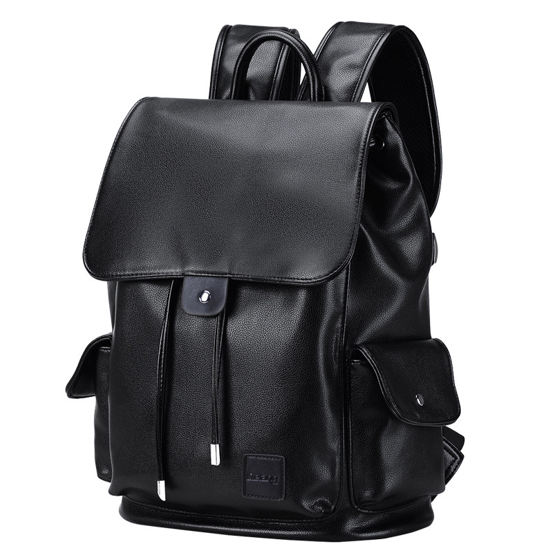 裂狼休闲男士潮流旅行包皮潮男包 裂狼双肩背包