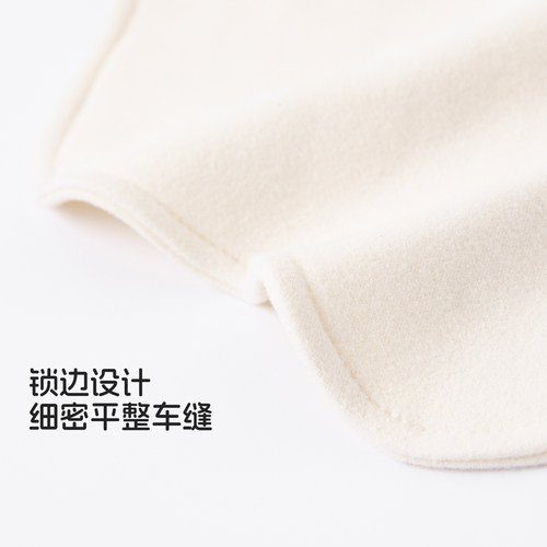 婴儿口水巾新生儿A类纯棉满月宝宝防吐奶吃饭围兜小月龄围嘴秋冬 - 图3