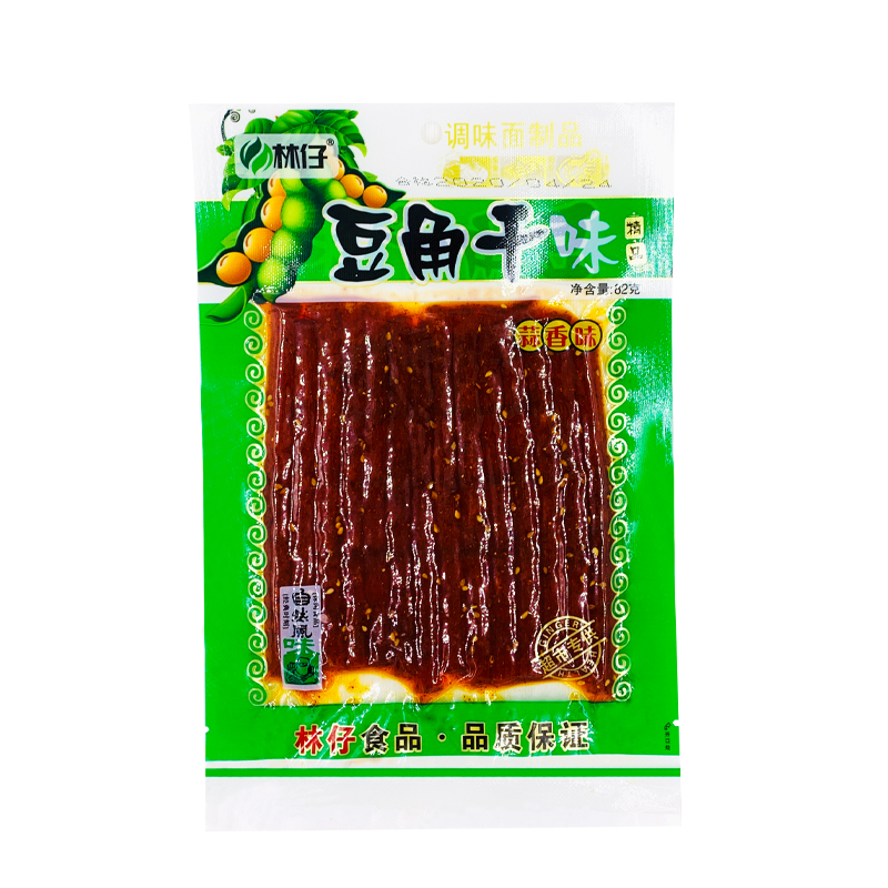 林仔豆角干辣条蒜香小包装零食手工麻辣儿时怀旧72g*10包校园网红 - 图1