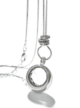 几何圆圈长款欧美挂件吊坠项链