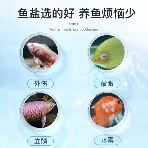 yee Бибин грибок соль, соль, желтый порошок лекарства от рыбы Морская соль, морская соль рыба Дезинфекция аквариумная соль антибактериальная декоративная рыба Специальная соль