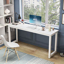Long-strip table double computer desk study table Adult desk Desk Long Strip Table Close To Wall Narrow Table Home Bedrooms