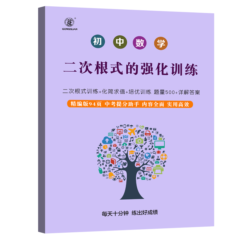 初中数学二次根式的强化训练加减乘除运算中考二次根式化简求值培优创新题型详细答案与解析500题精讲版 - 图0